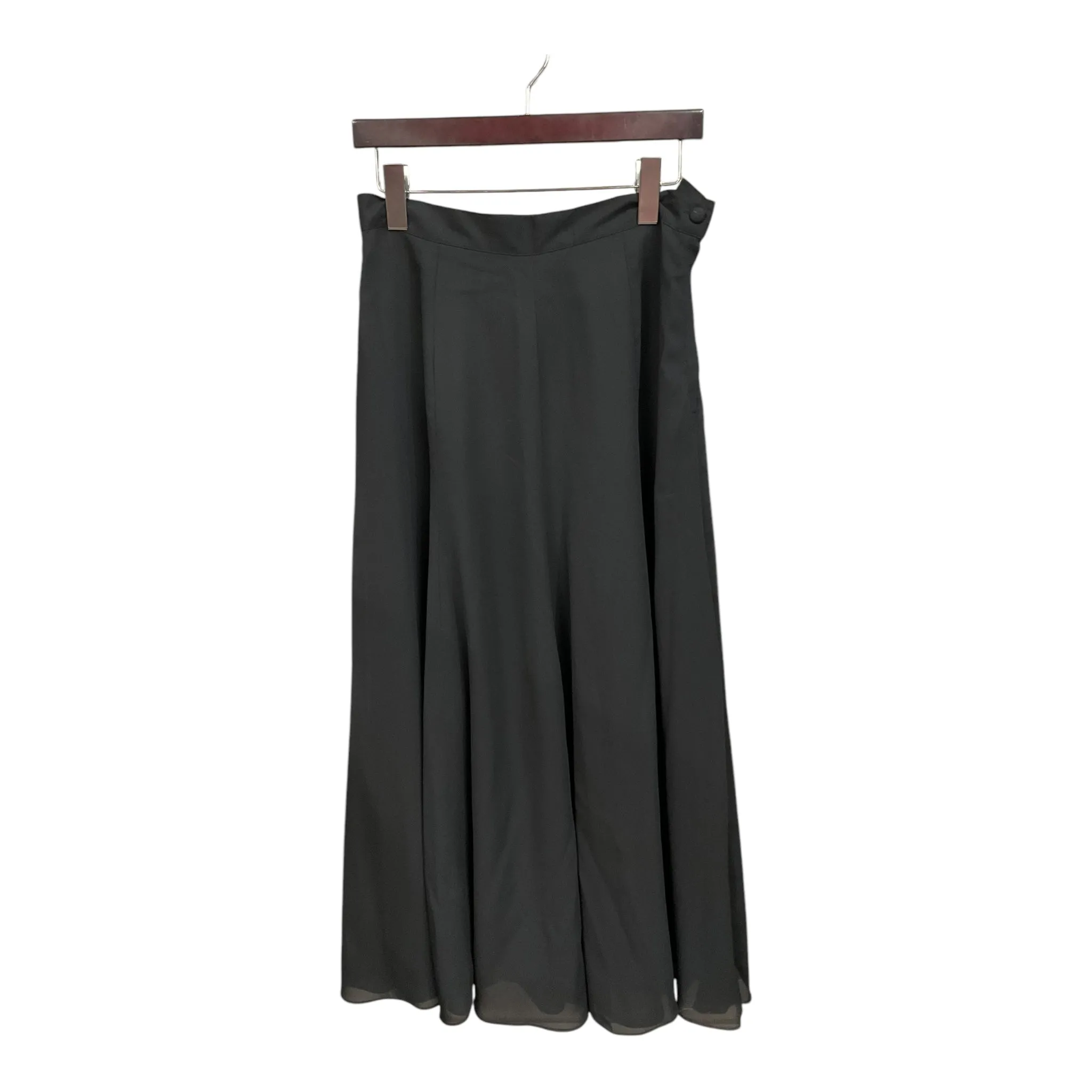 Skirt Maxi By Liz Claiborne In Black, Size: 12