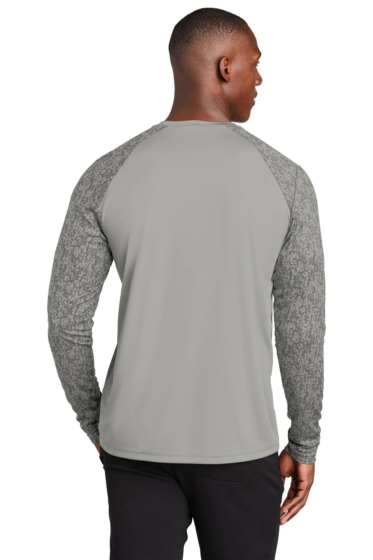 Sport-Tek Long Sleeve Digi Camo Tee. ST460LS