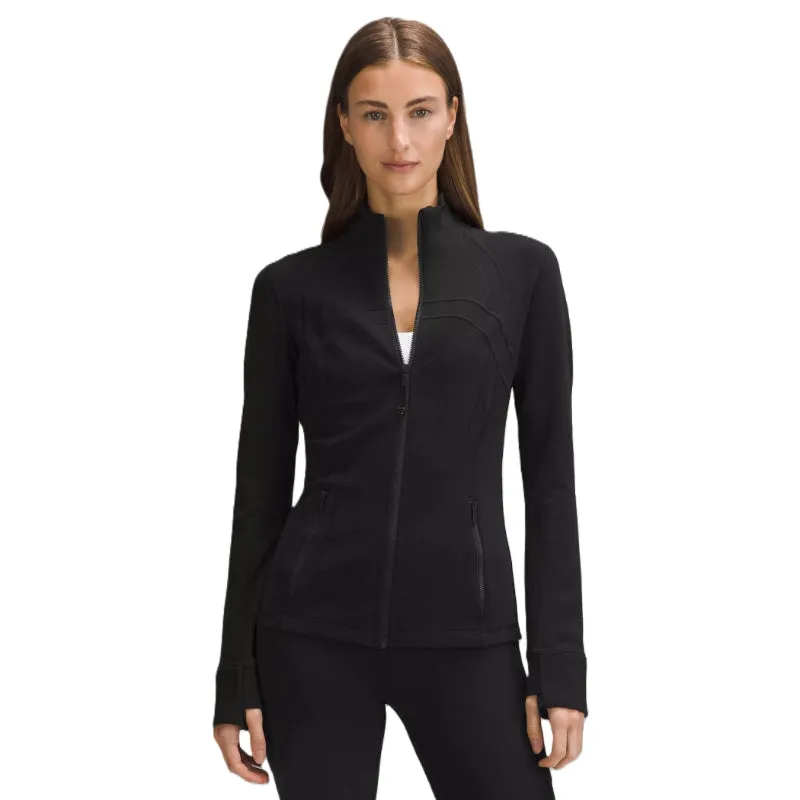 Sporty Sleek Noir Zip Up Jacket