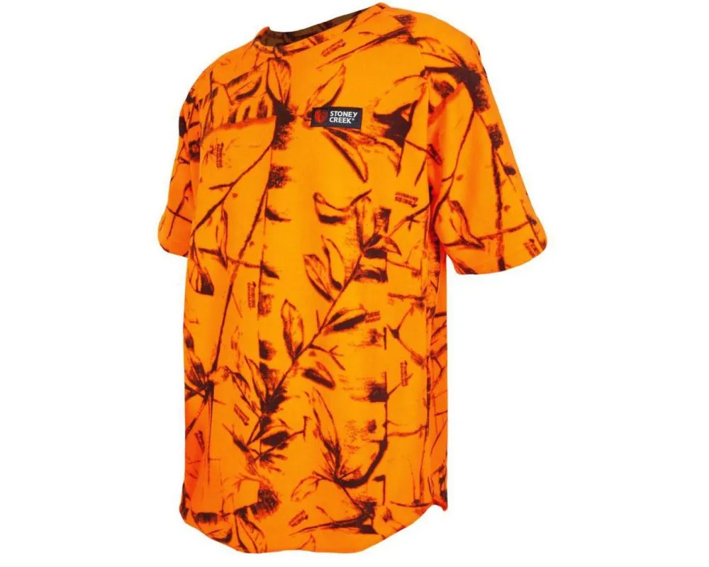 Stoney Creek, Bushman Tee - Blaze Orange