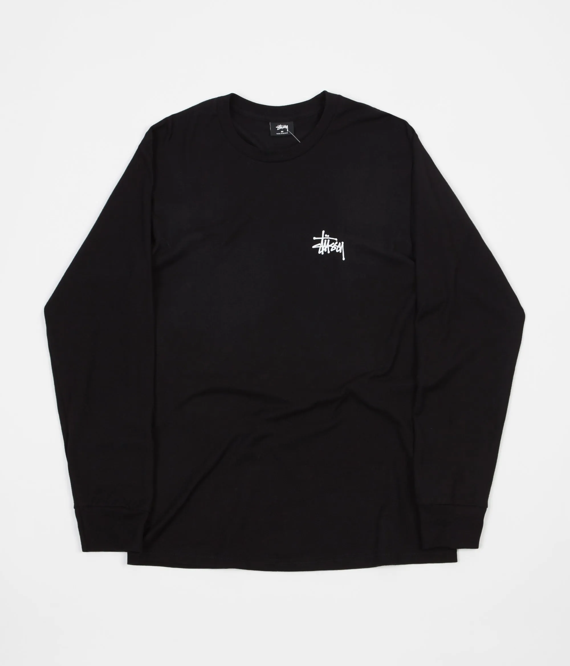 Stussy International Arc Long Sleeve T-Shirt - Black