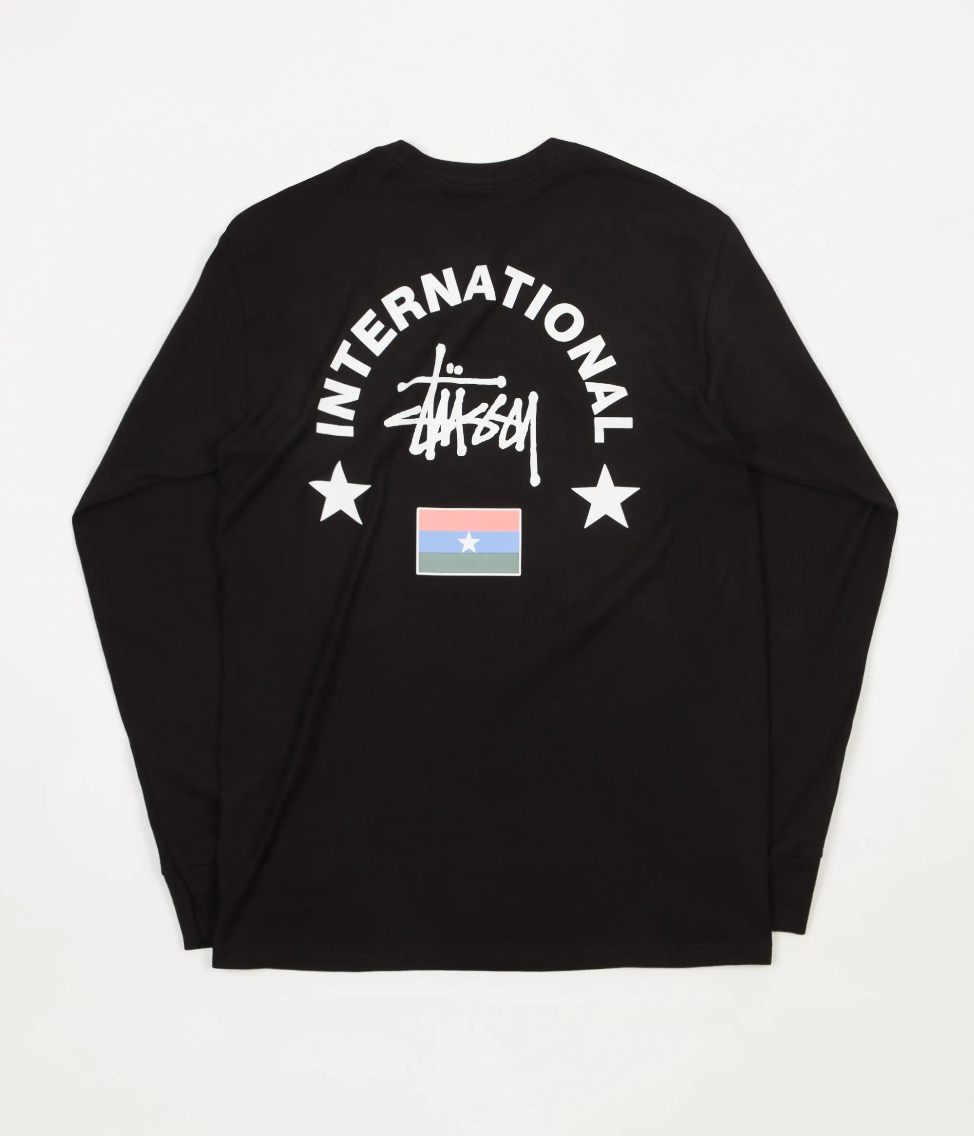 Stussy International Arc Long Sleeve T-Shirt - Black