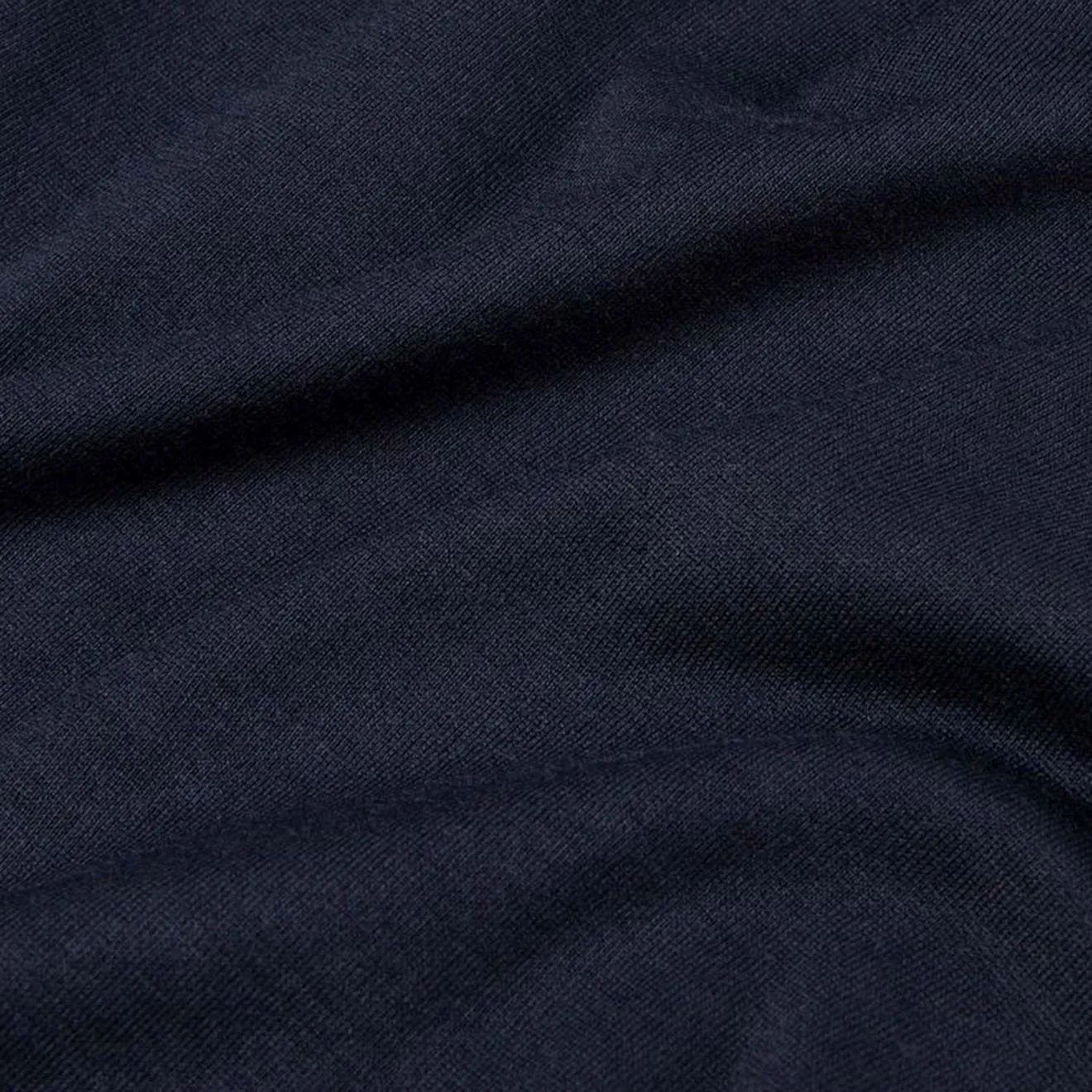 Sunspel Long Sleeve Crew Neck T-Shirt Navy