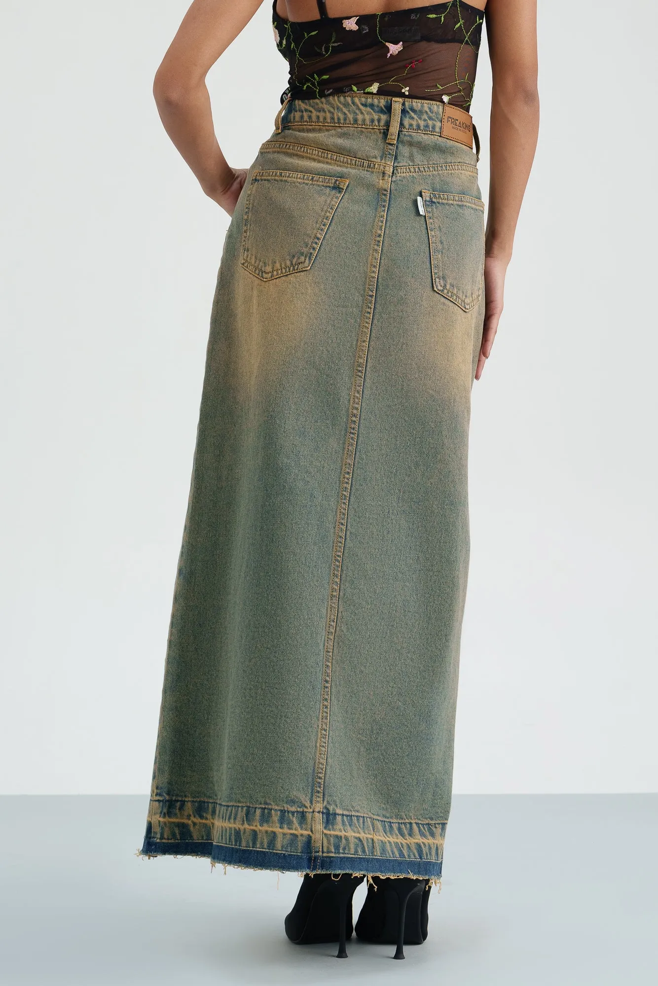 Terracotta Maxi Skirt