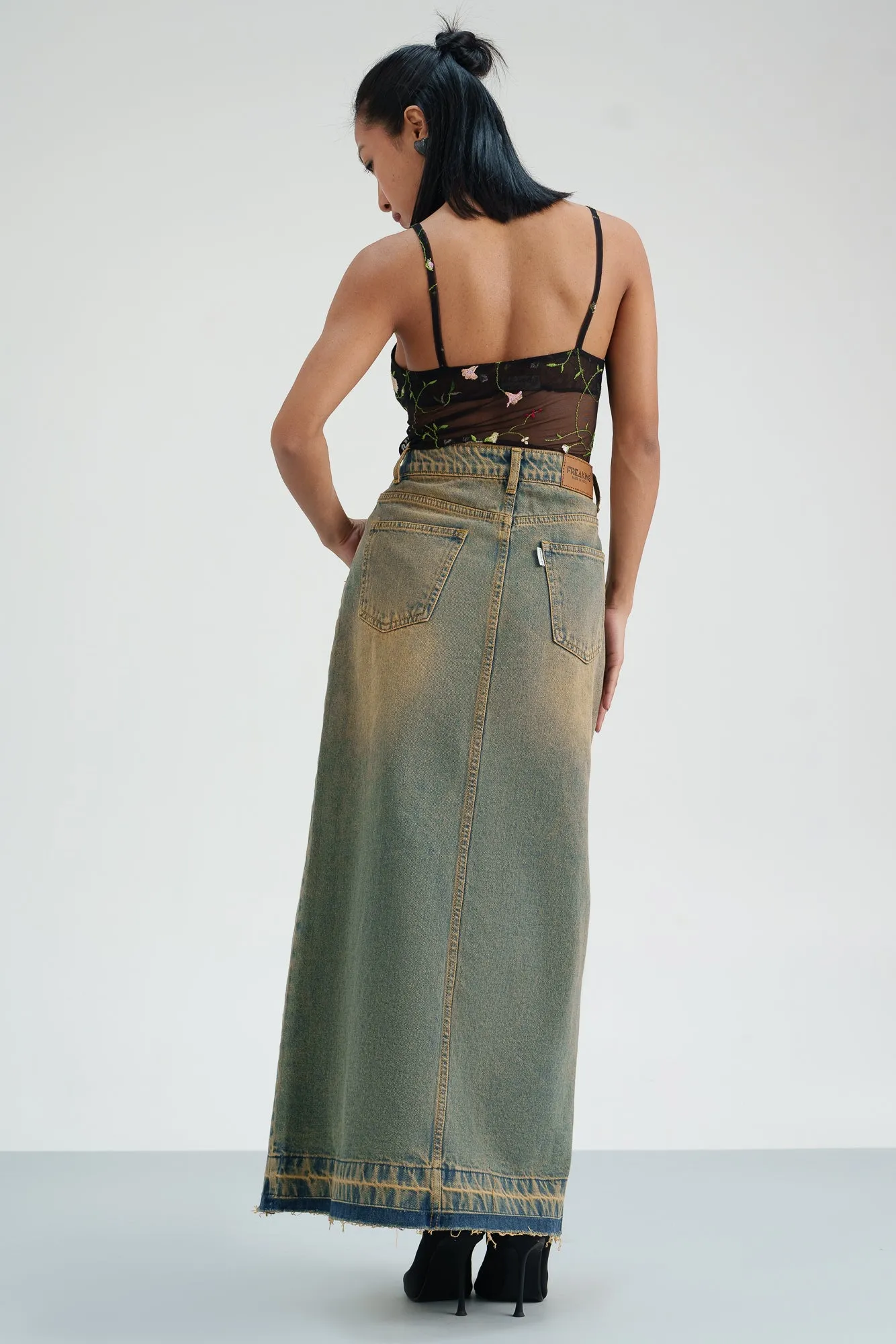 Terracotta Maxi Skirt