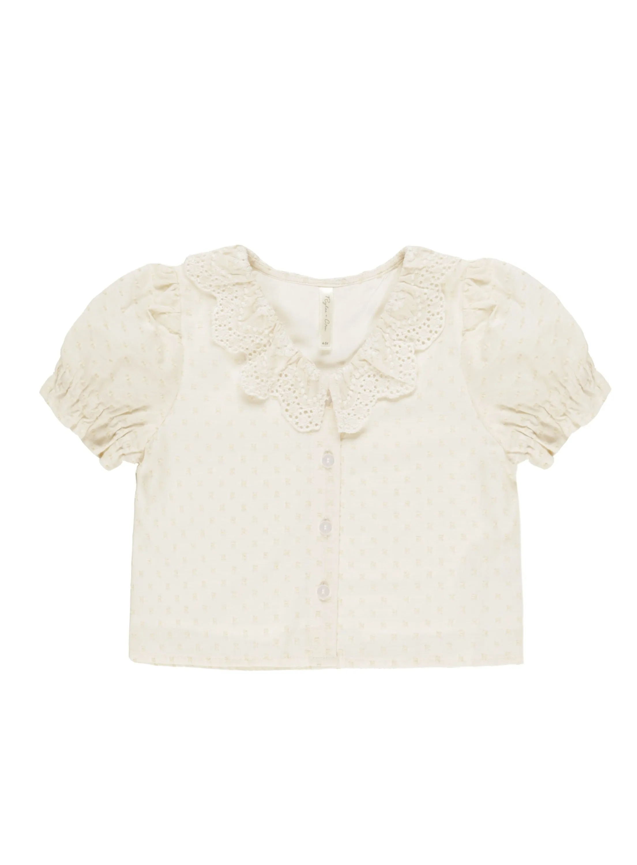 The Bella Blouse by Rylee   Cru - Natural - KIDS