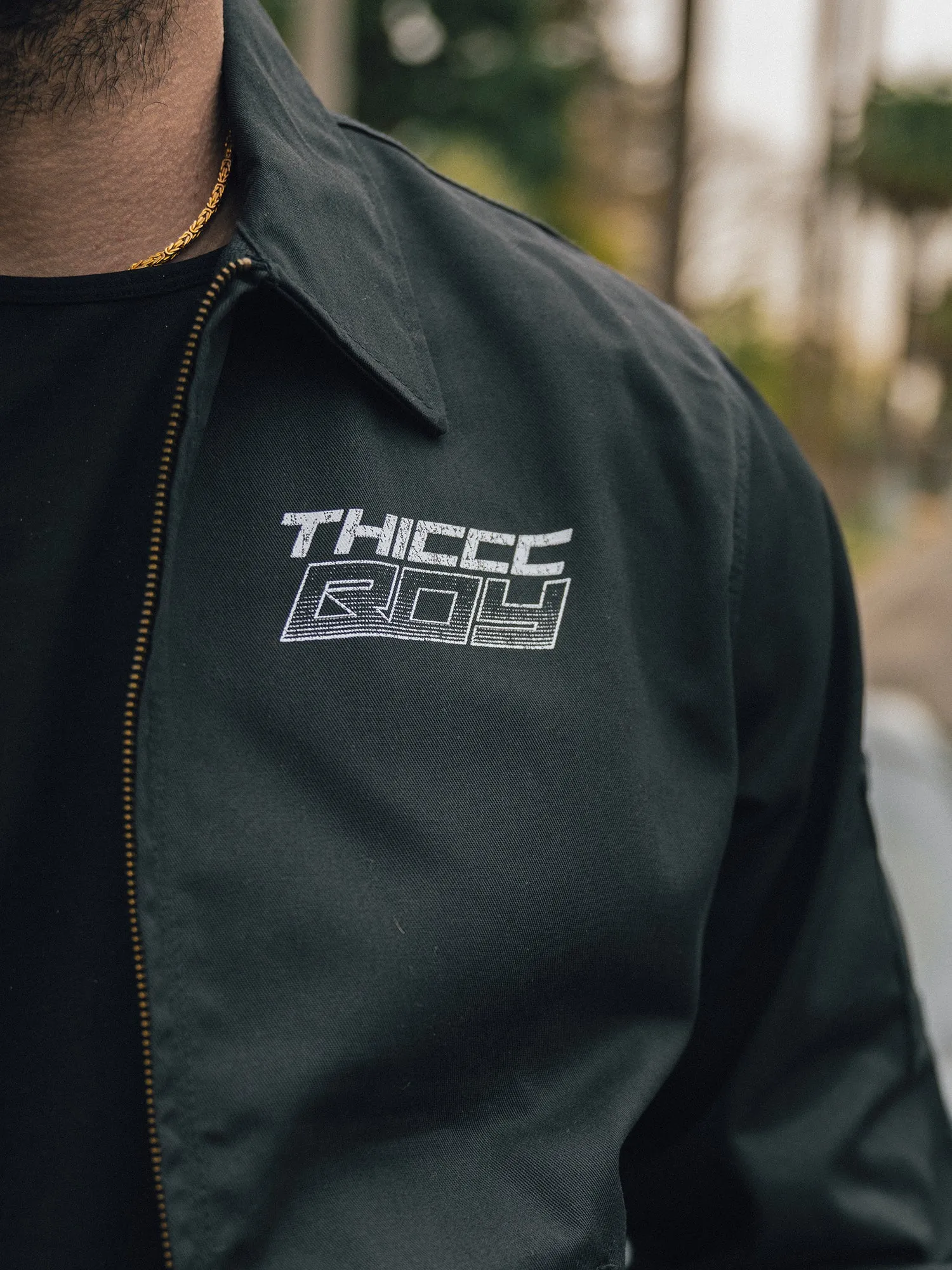 Thiccc Boy Car Club Black Jacket