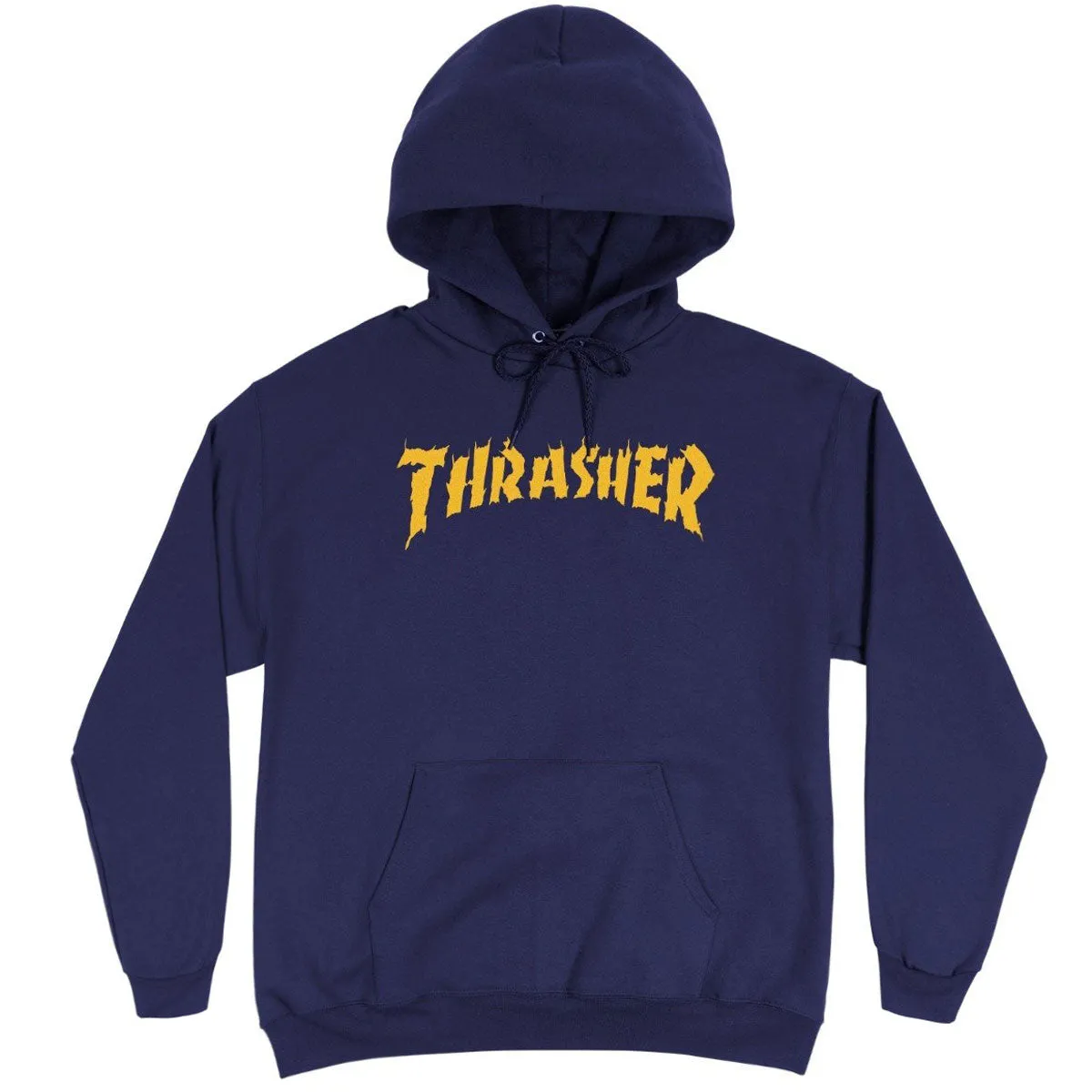 Thrasher Burn It Down Hoodie - Navy