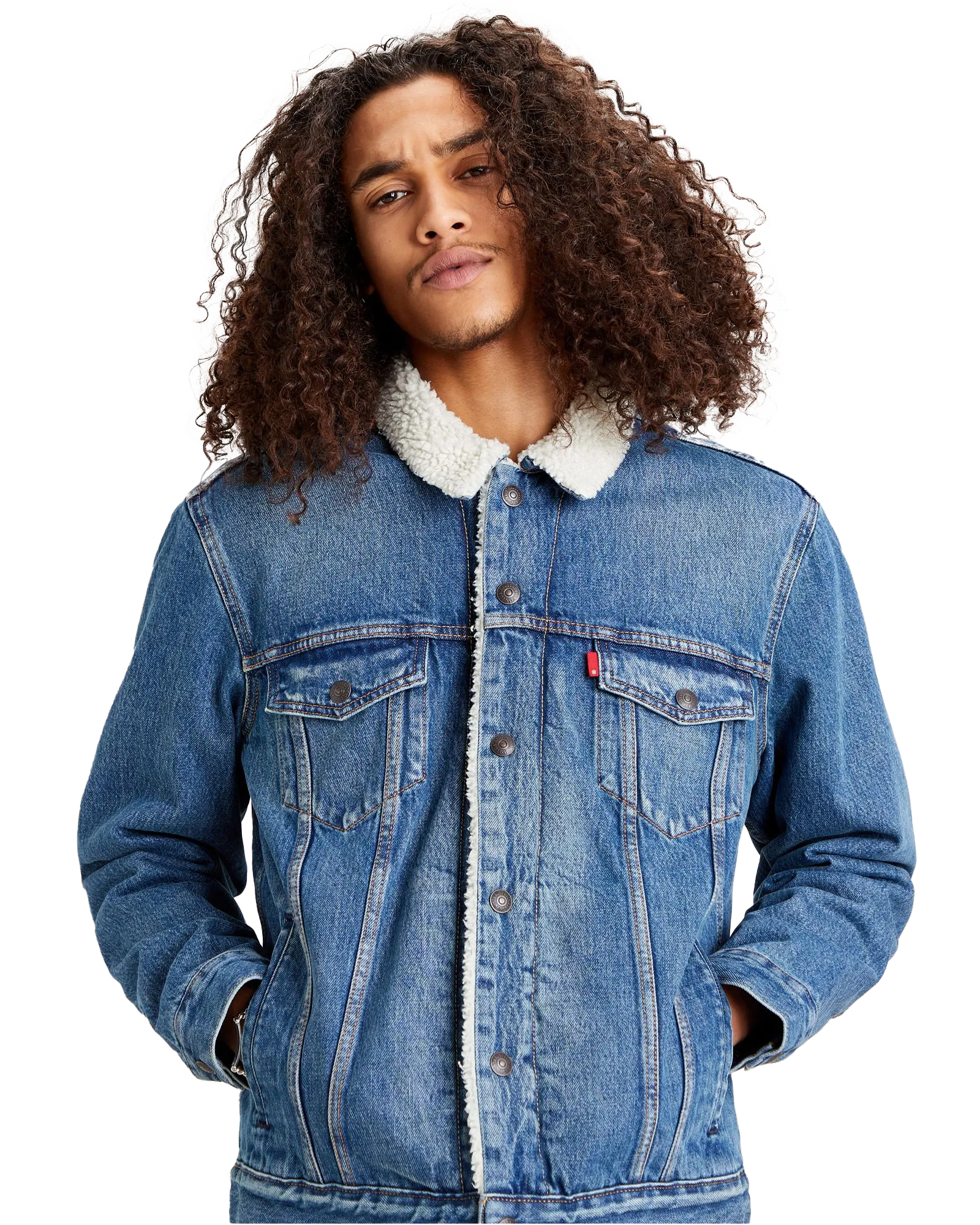 Type III Sherpa Trucker Jacket in Fable