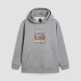 Vans Digital Repair Pullover Hoodie Cement Heather - Kids