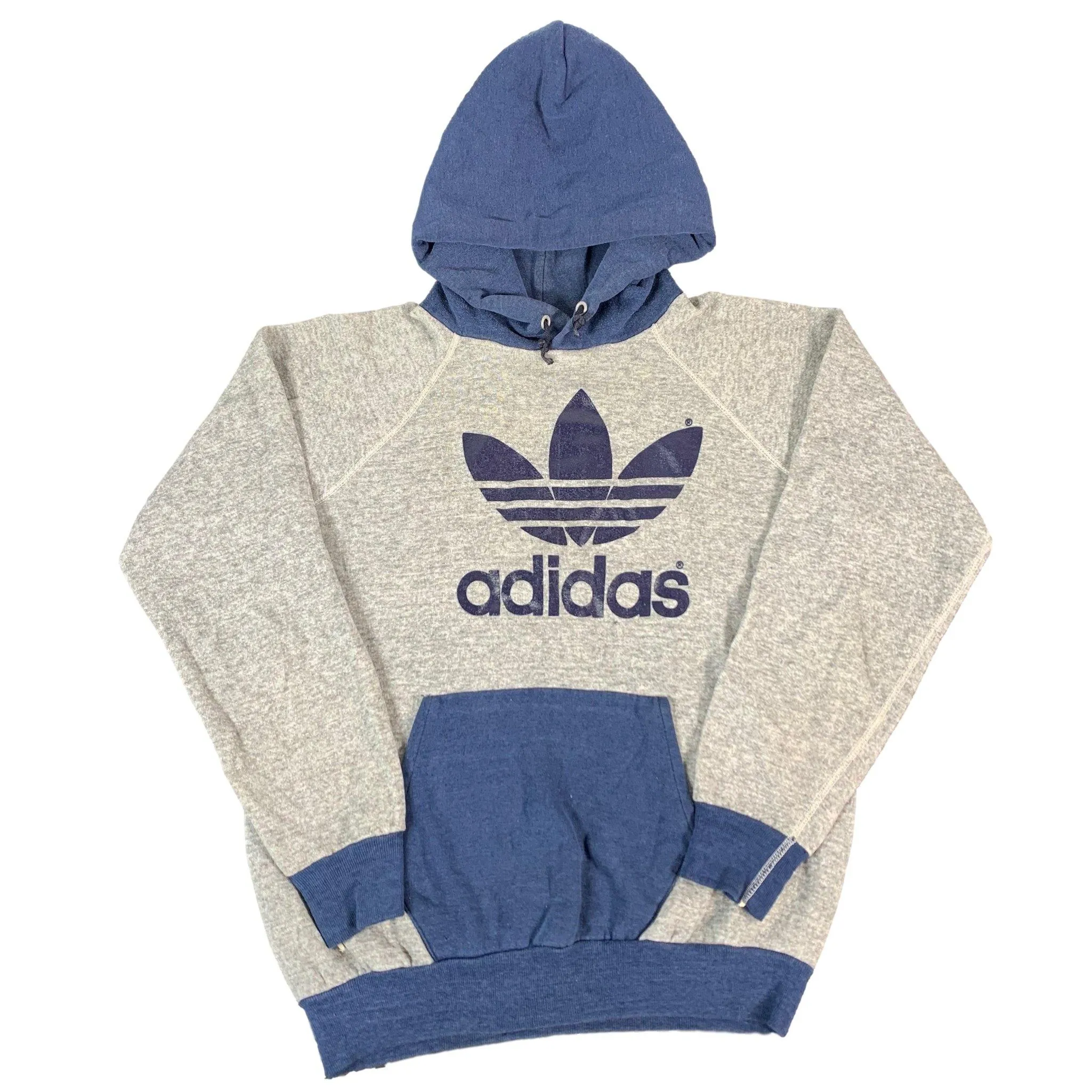 Vintage Adidas Two-Tone "Tre Foil" Triblend Pullover Sweatshirt