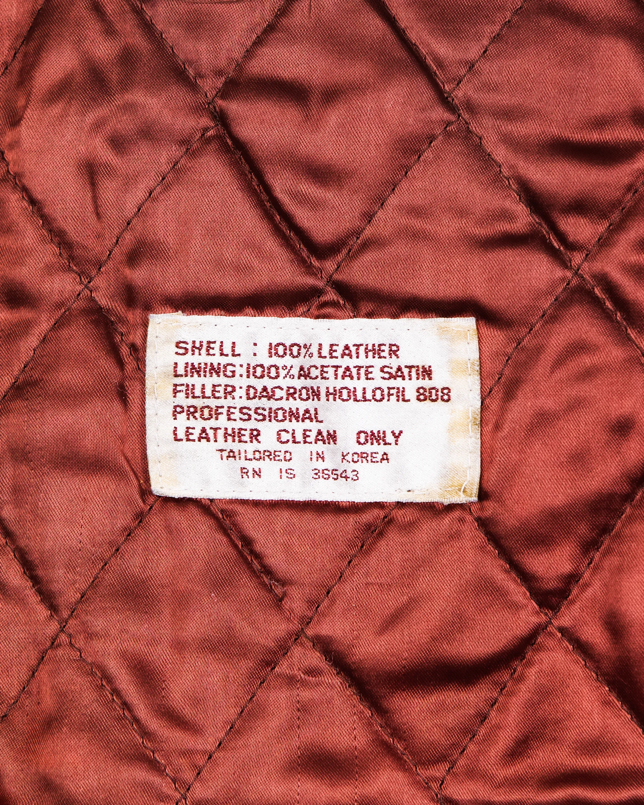 Vintage: Baracuta Leather Jacket