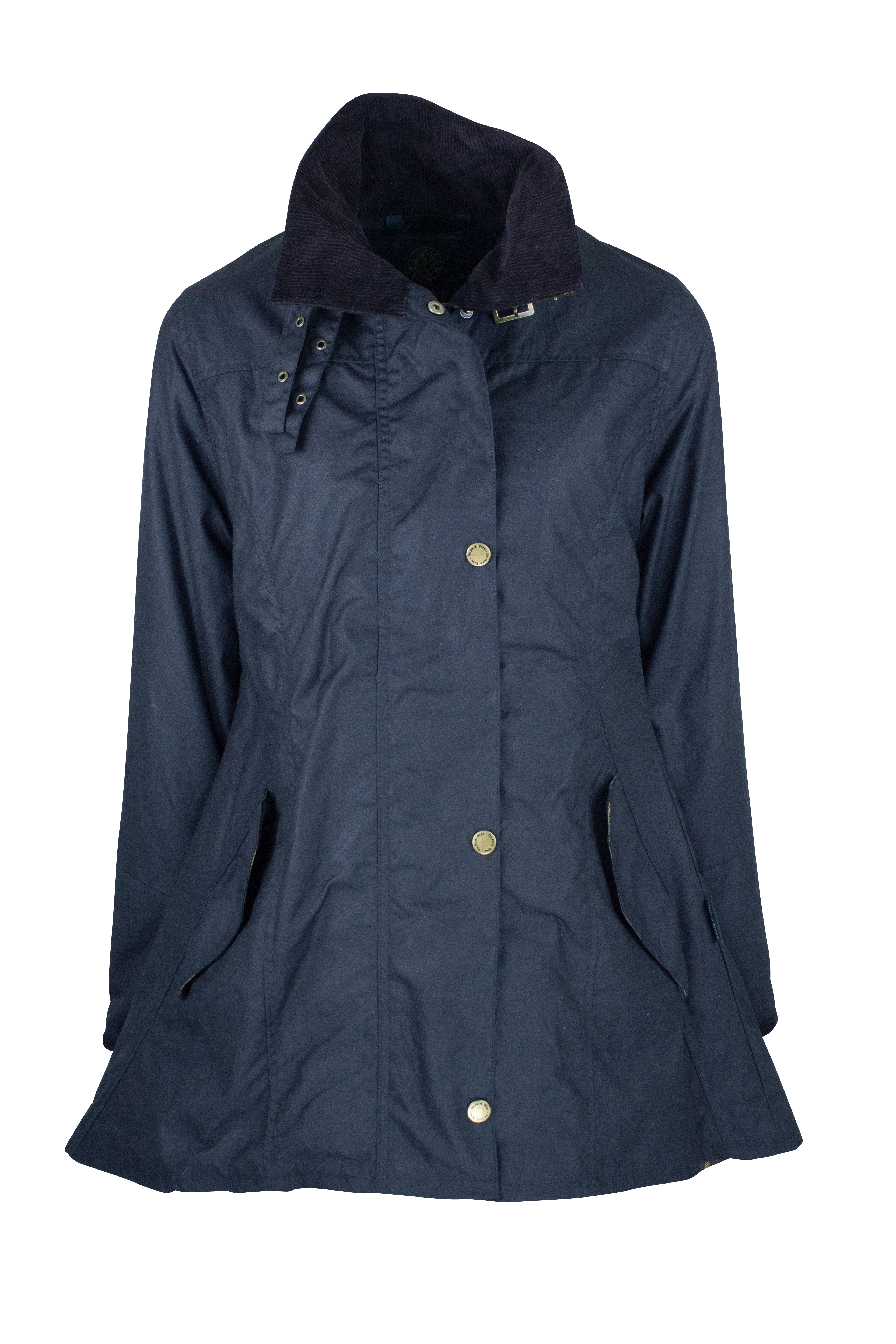 W02 - Women's Olivia Waxed Jacket - NAVY