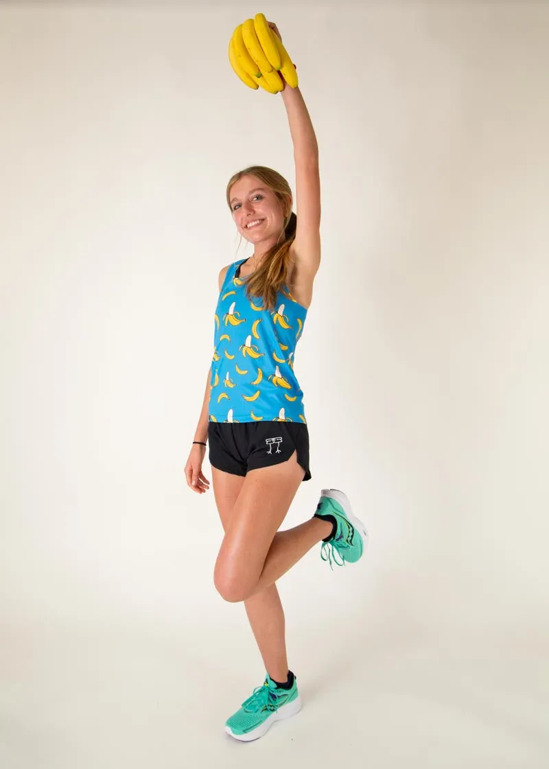 Women's Blue Bananas Performance Singlet