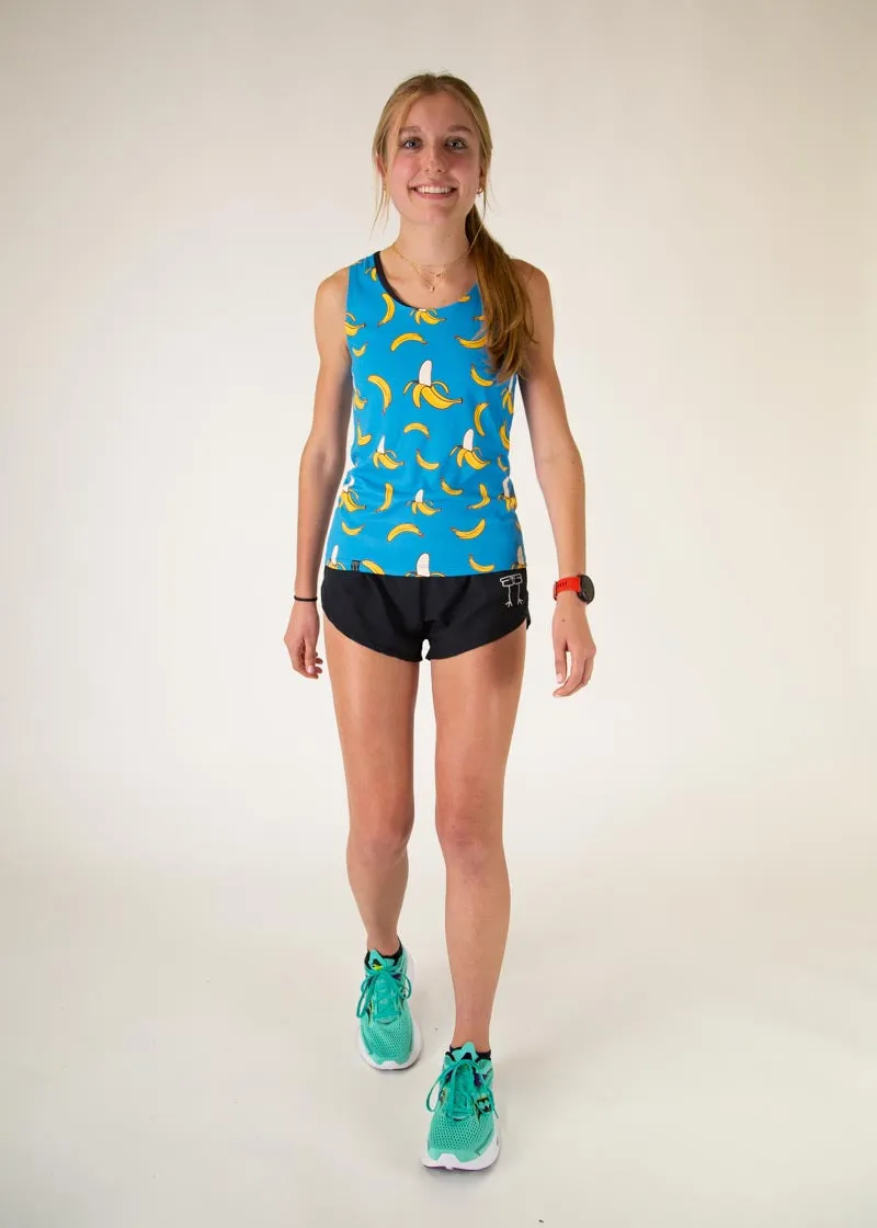 Women's Blue Bananas Performance Singlet