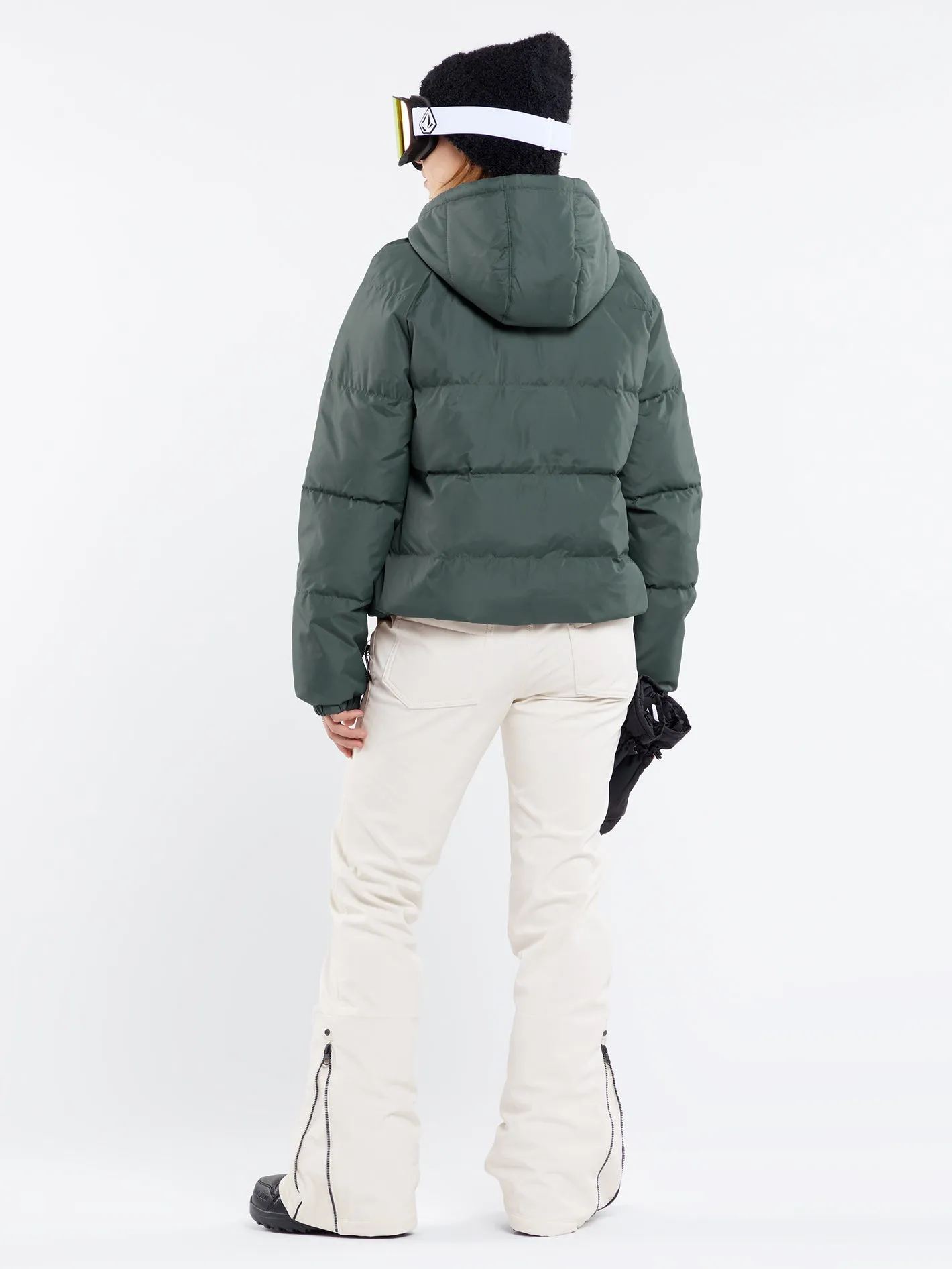 Womens Ithan Puff Jacket - Eucalyptus