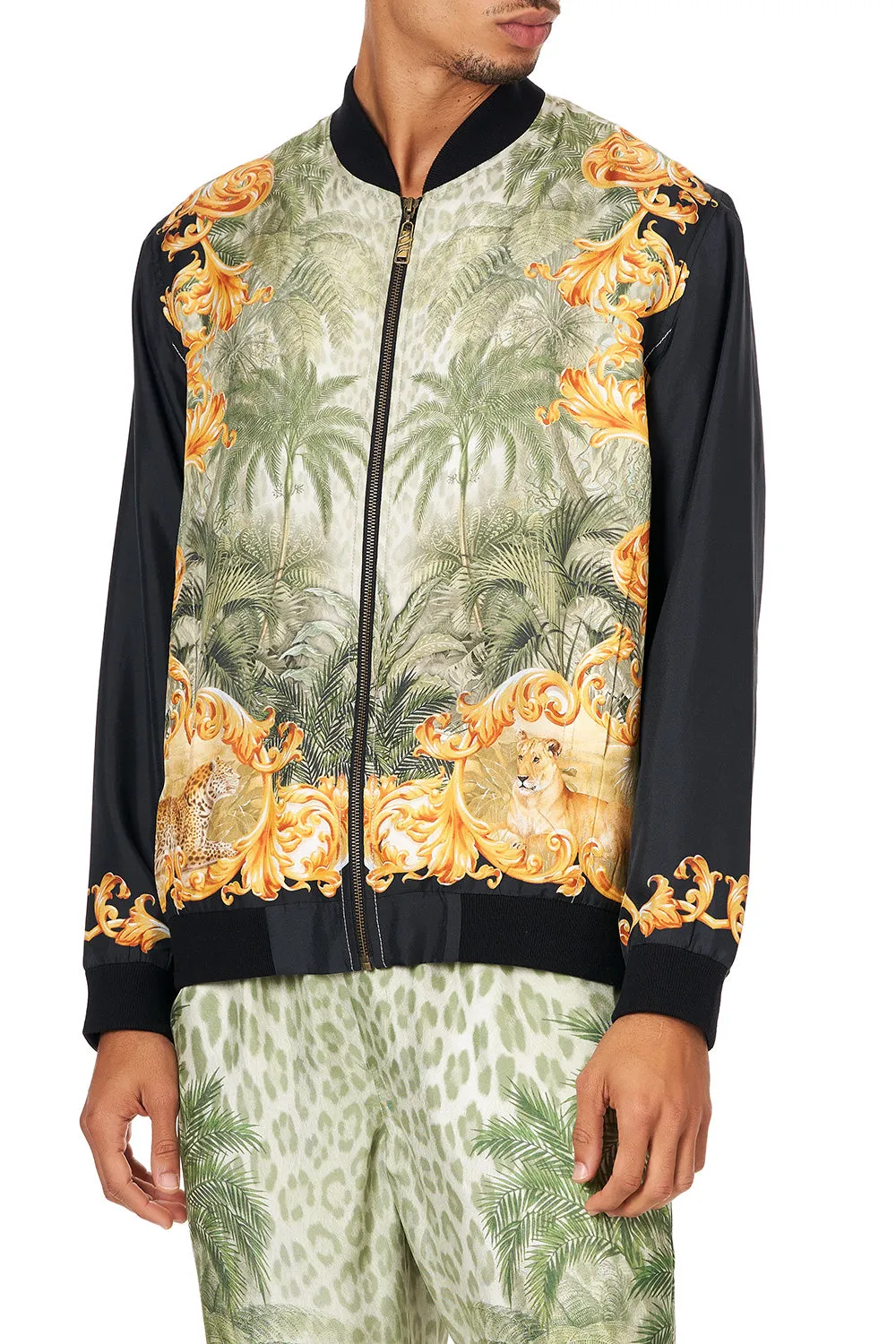 ZIP THROUGH BOMBER JACKET PALAZZO OF PALMS